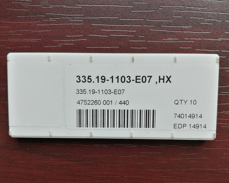  SECO刀片 335.19-1103-E07 HX